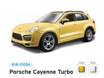 модель 1:24 A/M Star Porsche Cayenne Turbo /Жёдтый/